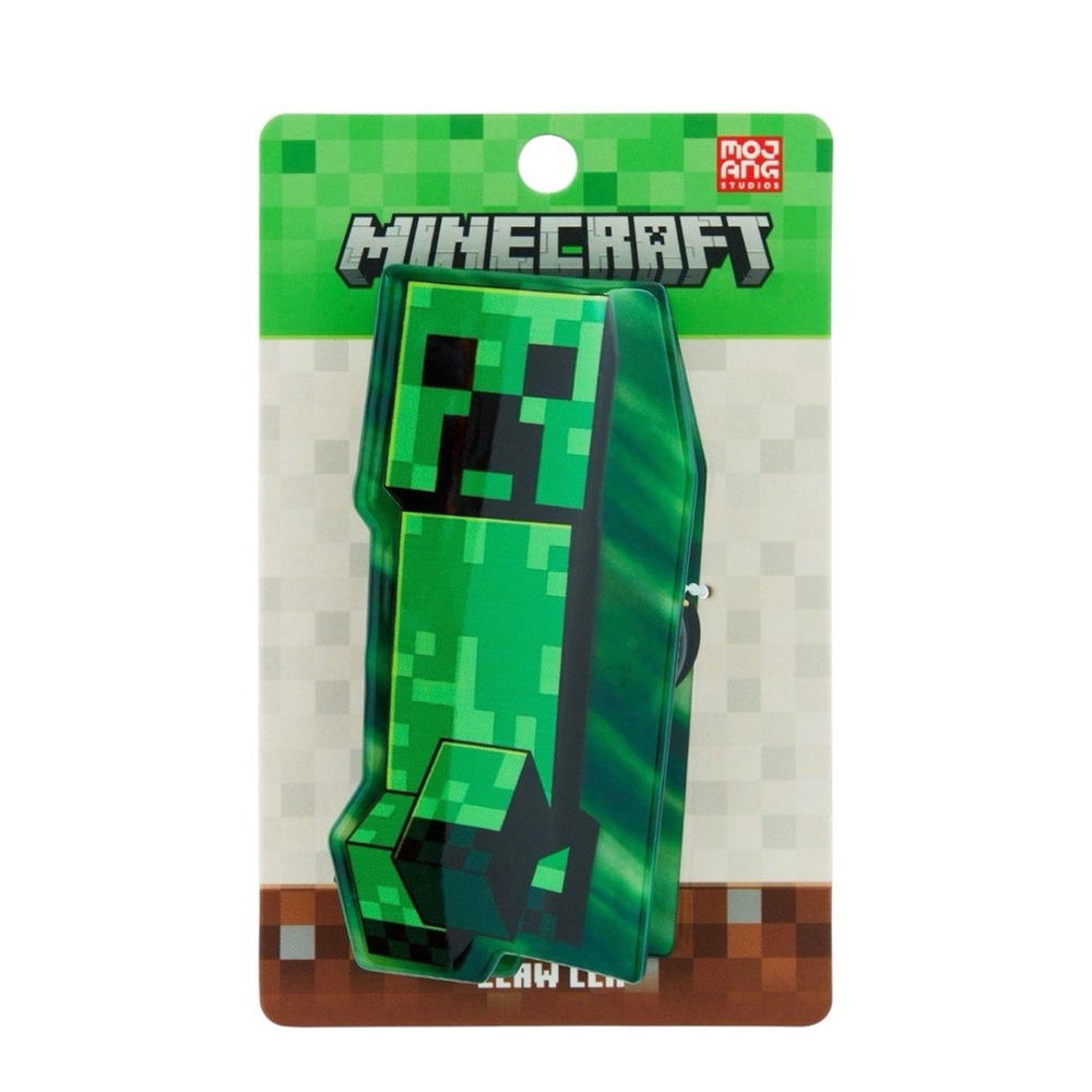 NEW Mojang Studios Minecraft Creeper Figural Claw Hair Clip